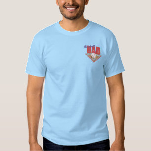 Baseball Dad Embroidered T-Shirt