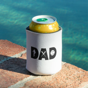 Baseball Dad Father's Day Baseball Player Gift Can Cooler