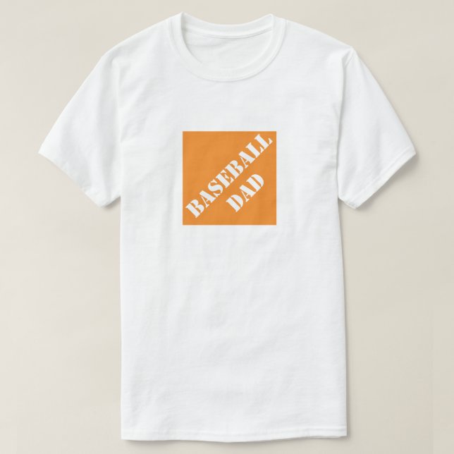 Baseball Dad Funny Dad Humorous Father's Day Gift T-Shirt (Design Front)