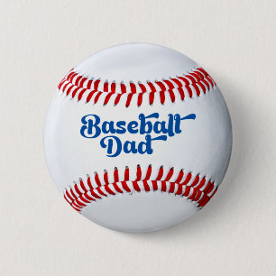Baseball Dad Gift Button