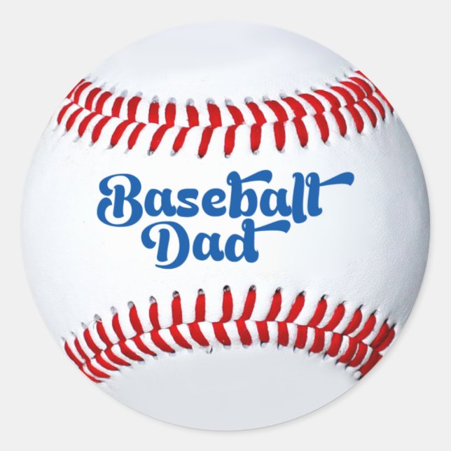 Baseball Dad Gift Sticker (Front)