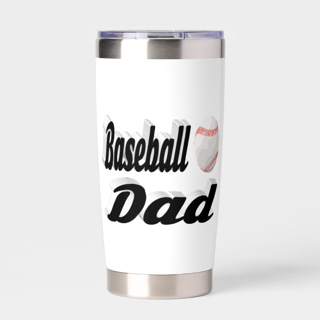 Baseball Dad Insulated Tumbler (Front)