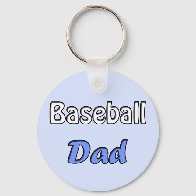 Baseball Dad Keychain (Front)