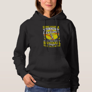 Baseball dad my favorite player calls me dad girls hoodie
