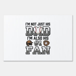 Baseball Dad Number 1 Fan Vintage Shirt Design_1 Sign