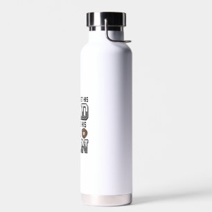 Baseball Dad Number 1 Fan Vintage Shirt Design_1 Water Bottle