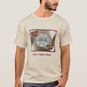 Baseball Dad Photo Frame Personalized T-Shirt