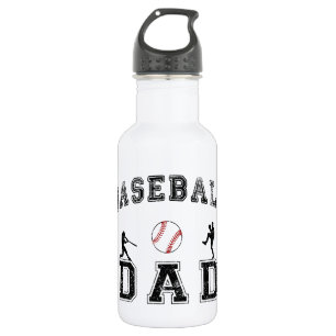 Baseball DAD Stainless Steel Water Bottle