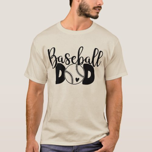 Baseball Dad T_Shirt