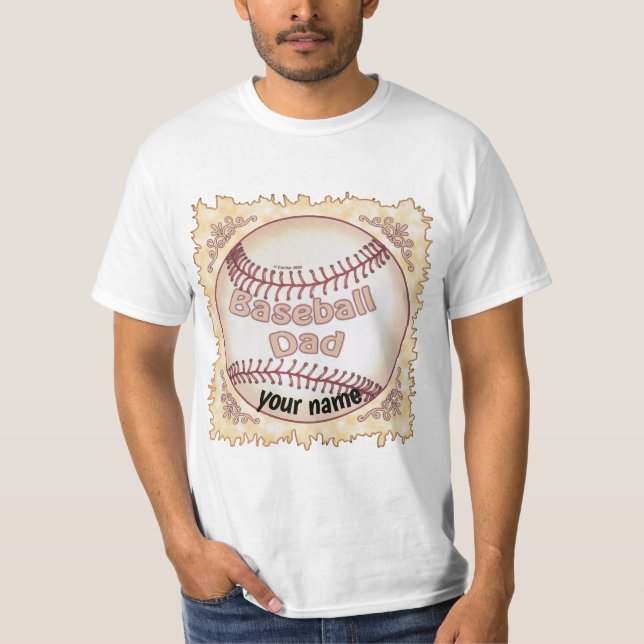 Baseball Dad  T-Shirt (Front)