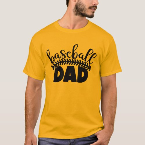 Baseball Dad T_Shirt