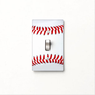 Baseball Decor Theme Light Switch Cover