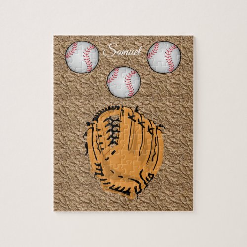 Baseball Decorative Jigsaw Puzzle