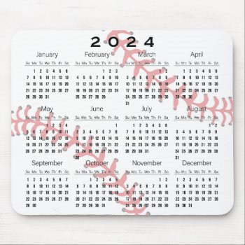 Baseball Design 2024 Calendar Mousepad by SjasisSportsSpace at Zazzle