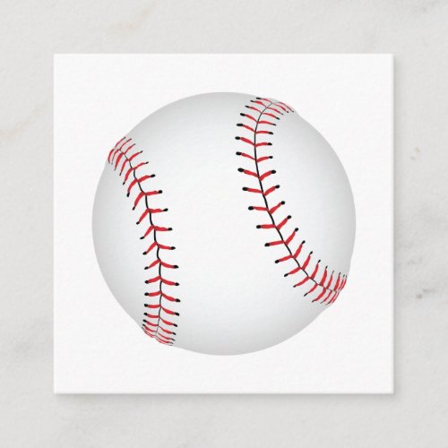 Baseball Design Baseball with Custom BG Color Enclosure Card
