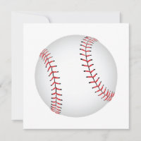 Baseball Design Baseball with Custom BG Color