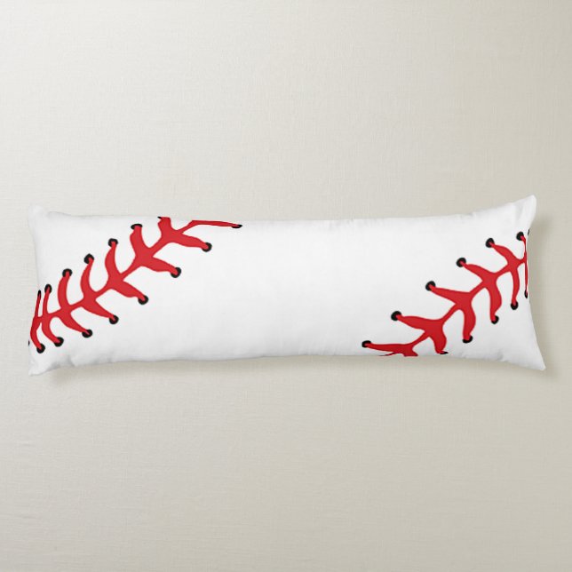 Baseball Design Body Pillow (Back)