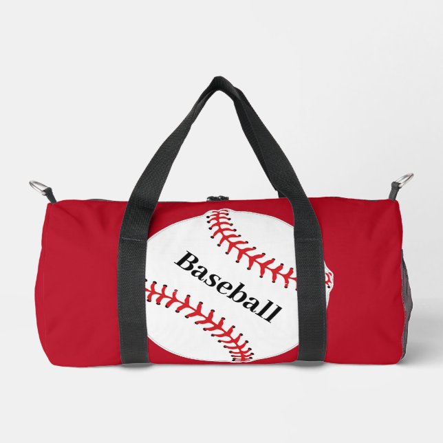 Baseball Design Duffel Bag (Front)