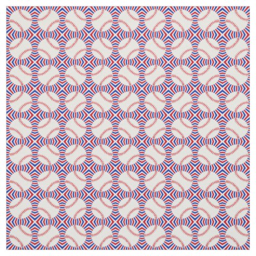 Baseball Design Fabric