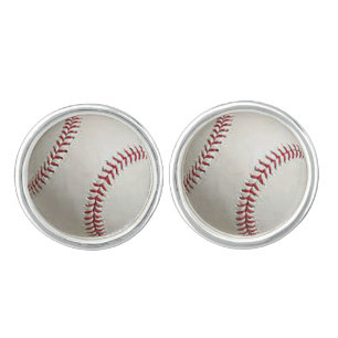 "Baseball" design jewelry set Cufflinks
