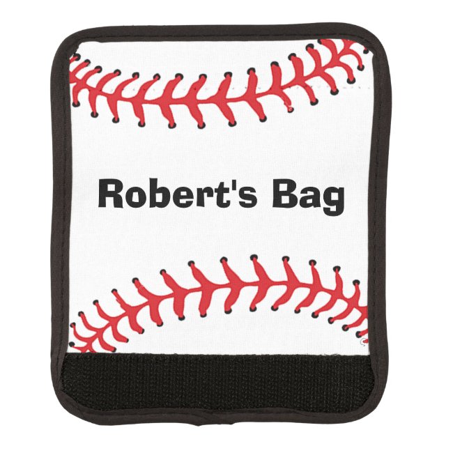 Baseball Design Luggage Handle Wrap