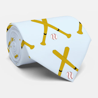 Baseball Design Neck Tie