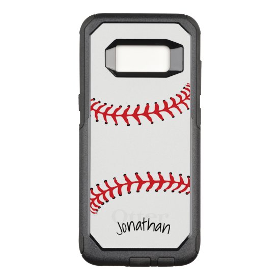 Baseball Design Otter Box OtterBox Commuter Samsung Galaxy S8 Case