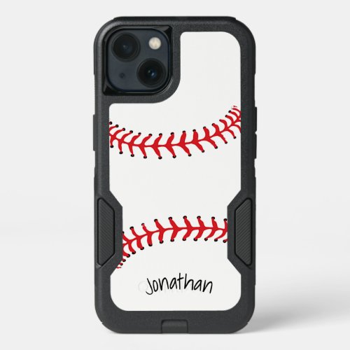 Baseball Design Otter Box iPhone 13 Case