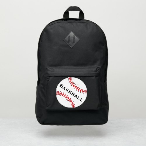 Baseball Design Port Authority Backpack