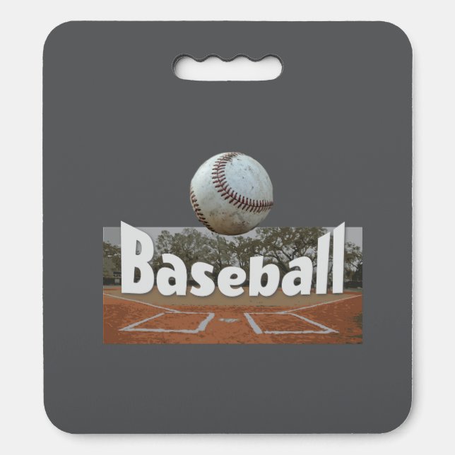 Baseball design  seat cushion (Front Vertical)