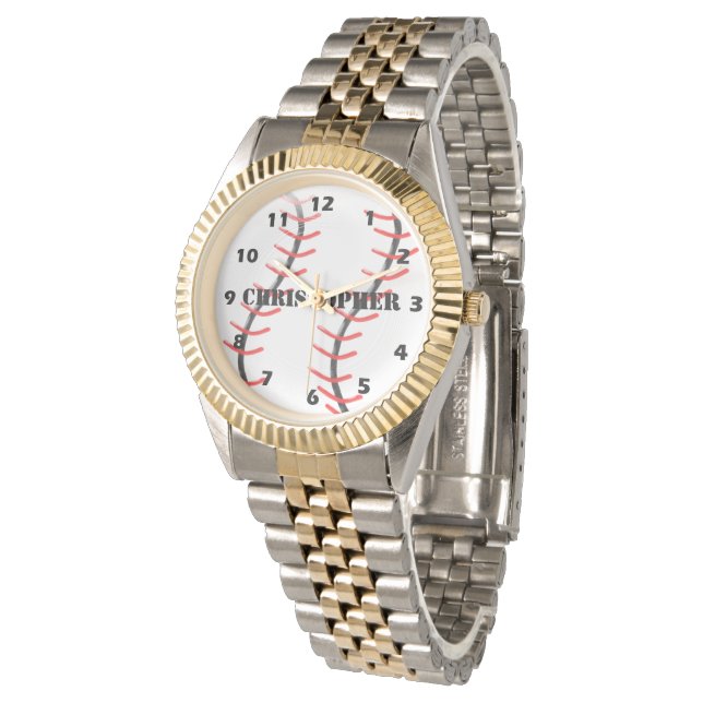 Baseball Design Watch (Angled)