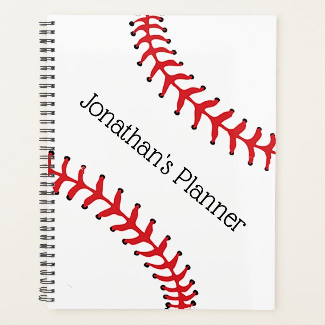 Baseball Design Weekly/Monthly Planner