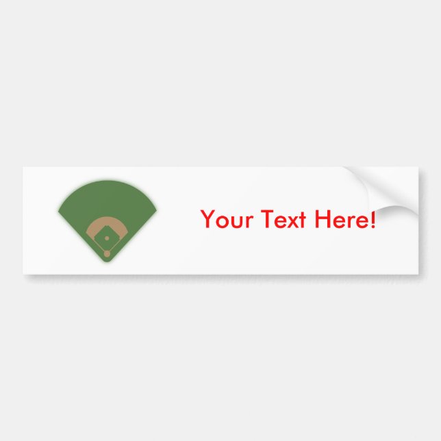 Baseball Diamond: Bumper Sticker (Front)