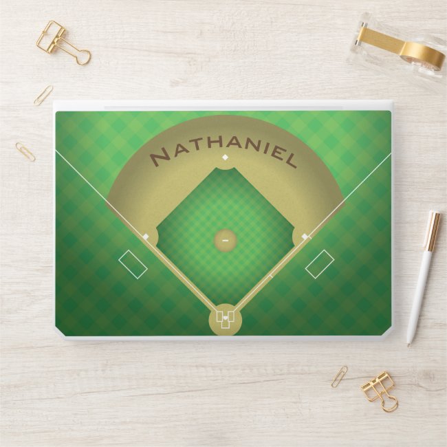 Baseball Diamond Design HP Laptop Skin