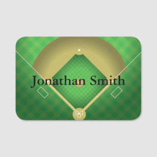 baseball name tags zazzle