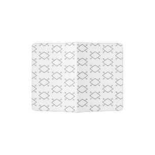 Baseball Diamond Pattern Vintage Sports Baseball Passport Holder