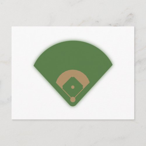 Baseball Diamond Postcard