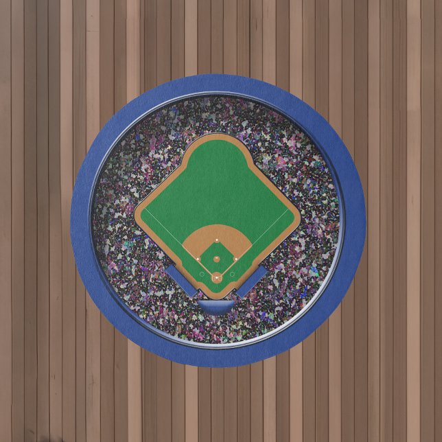 Baseball Diamond Stadium From Above Outdoor Rug (Creator Uploaded)