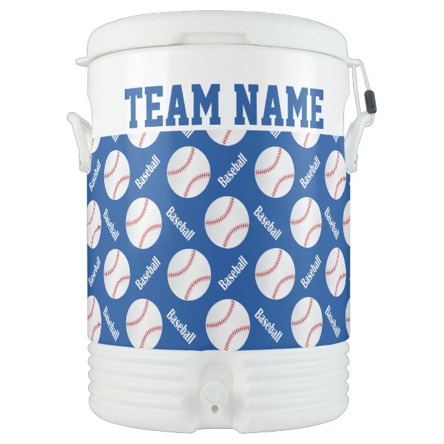 Baseball - DIY Color Beverage Cooler (Front)