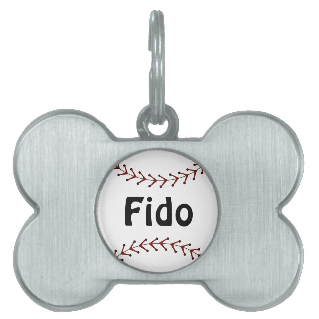 Baseball Dog Tag (Front)