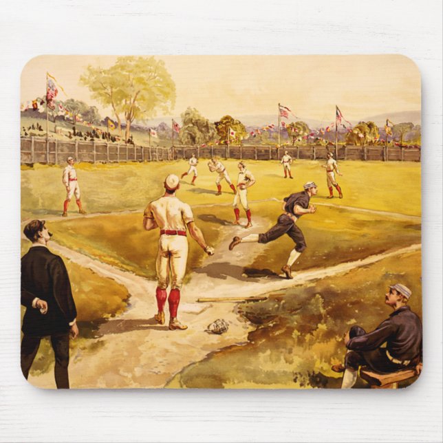 Baseball drawing mousepad (Front)
