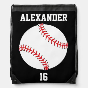 Baseball Drawstring Bag