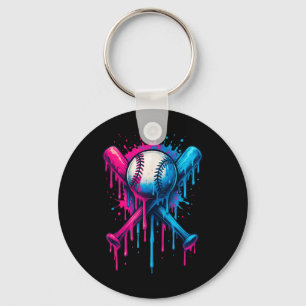 Baseball Drip For Boys Ice Cream Drip Toddler Boys Keychain