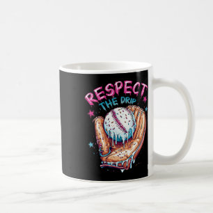 Baseball Drip For Boys Ice Cream Respect The Drip  Coffee Mug