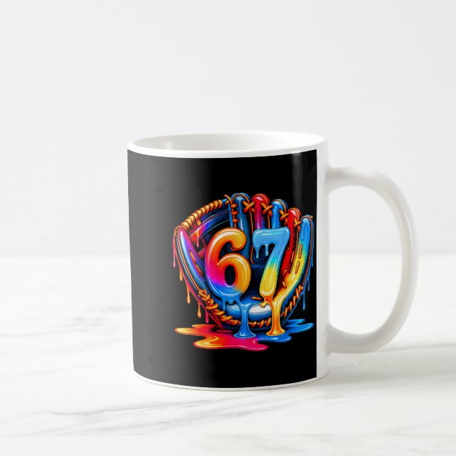 Baseball Drip Ice Cream 67 Baseball Lifestyle 101  Coffee Mug (Right)