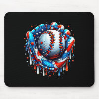 Baseball Drip Ice Cream Sprinkles Baseball Glove 4