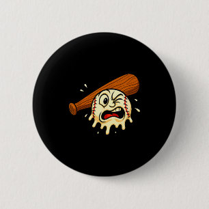 Baseball Drip Team For Boys Ice Cream Cool Button