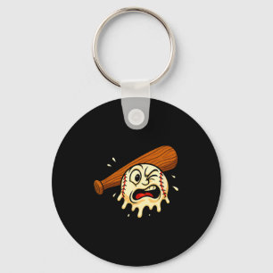Baseball Drip Team For Boys Ice Cream Cool  Keychain