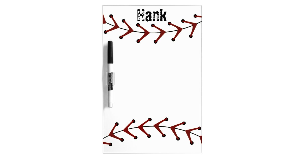 Baseball Dry Erase Board