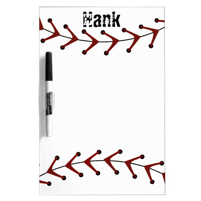 Baseball Dry Erase Board (Front)